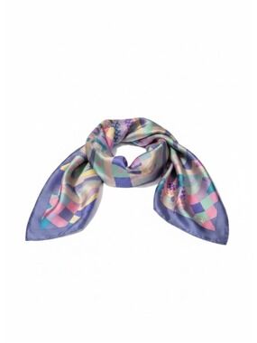 Liberty London Vintage Iconic “Bauhaus” Design Silk Scarf 26” x 26”